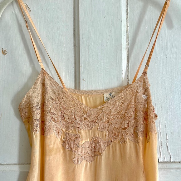1920s Du Barry Pink Silk Lace Chemise Lingerie - Picture 2 of 8